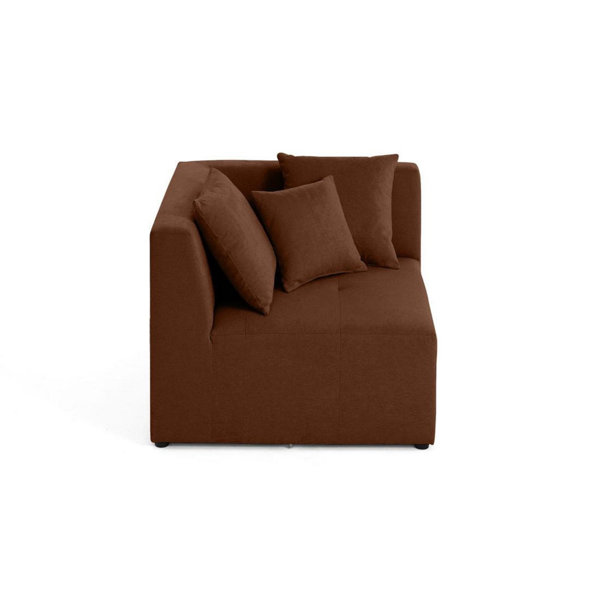 LISA DESIGN Amalfi - module d'angle réversible - en tissu