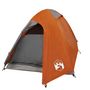 Voir la diapositive 4 : VIDAXL Tente de camping a dome 2 personnes orange impermeable