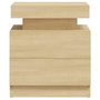 Voir la diapositive 4 : VIDAXL Table de chevet Chene sonoma 45x35x52 cm Bois d'ingenierie