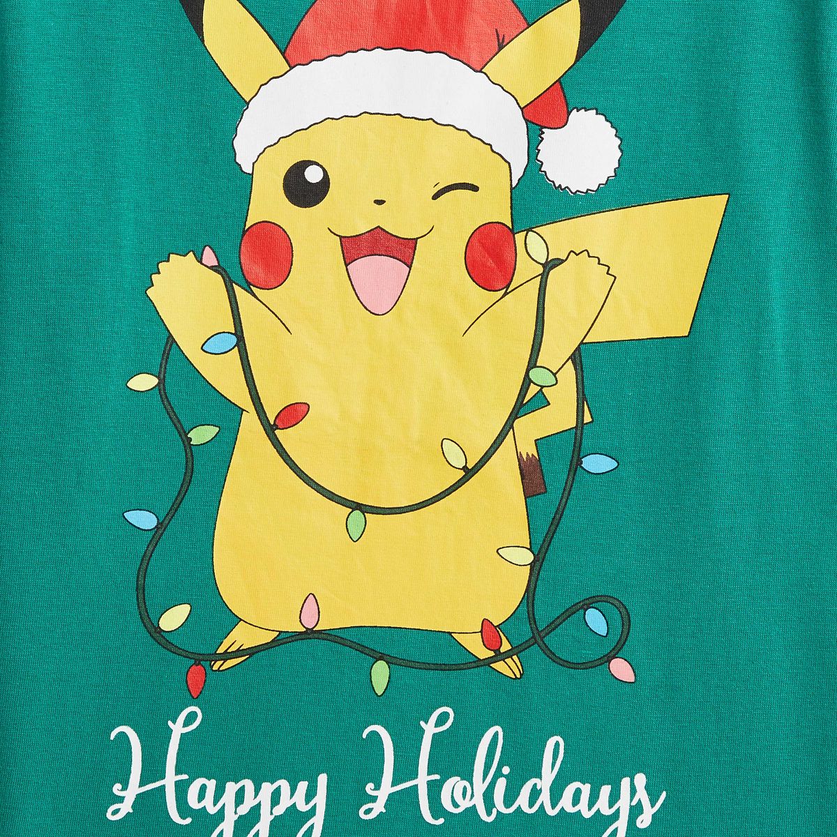 POKEMON T-shirt manches longues pikachu de noël garçon