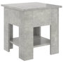 Voir la diapositive 2 : VIDAXL Table basse gris beton 40x40x42 cm bois d'ingenierie