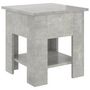 Voir la diapositive 2 : VIDAXL Table basse gris beton 40x40x42 cm bois d'ingenierie