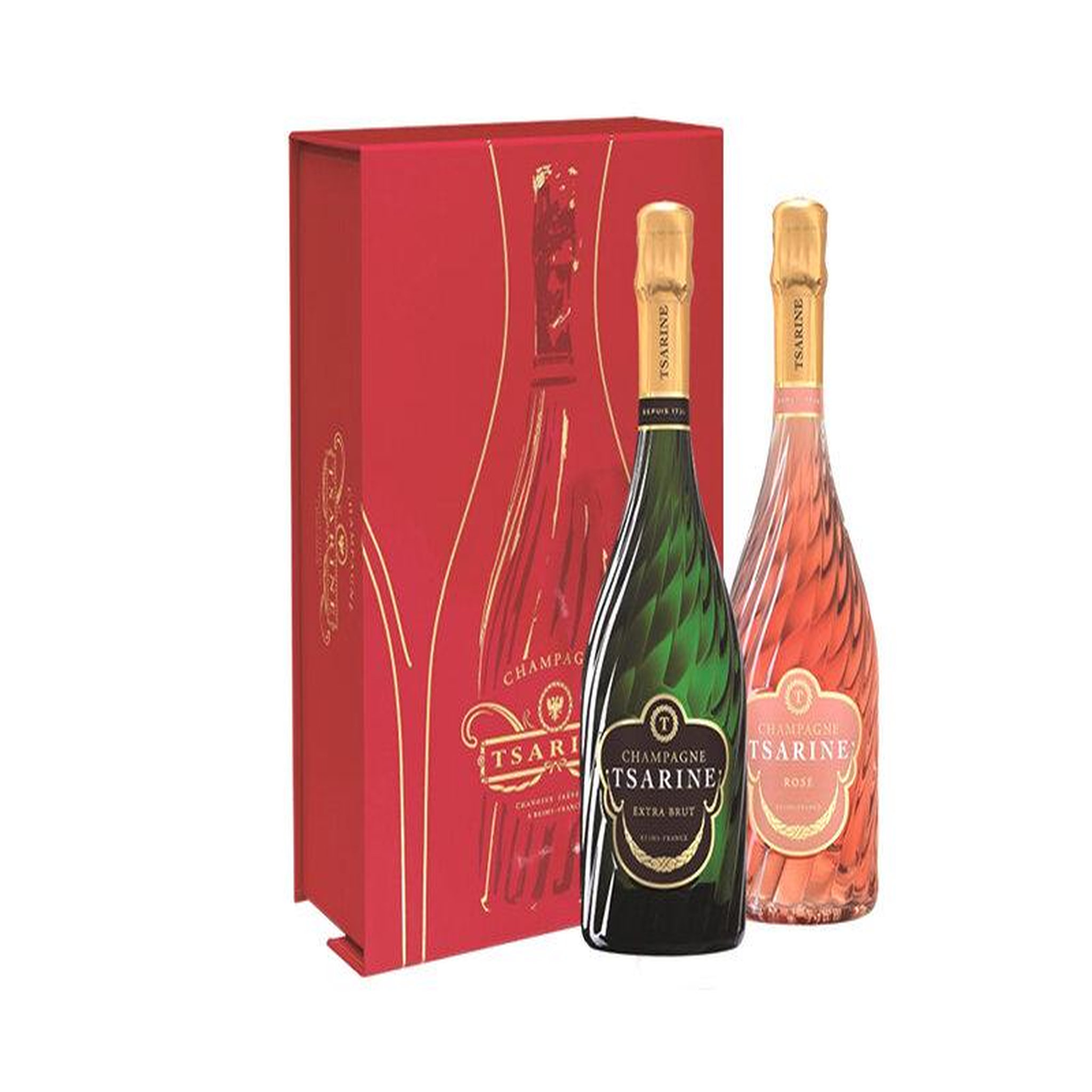 Voir la diapositive 2 : Smartbox Coffret 2 bouteilles de champagne tsarine - coffret cadeau gastronomie
