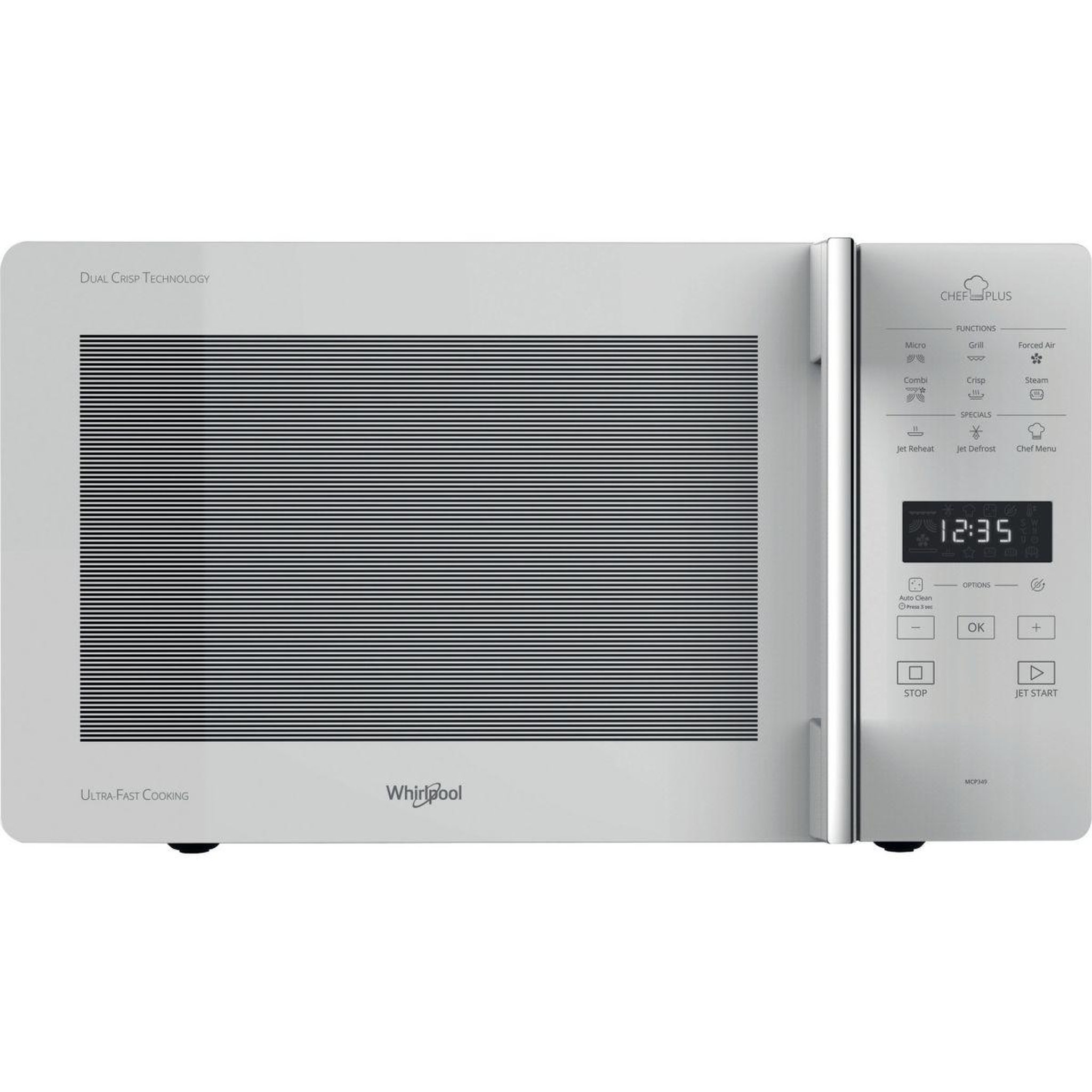 Voir la diapositive 1 : Whirlpool Micro ondes combiné mcp349wh crisp