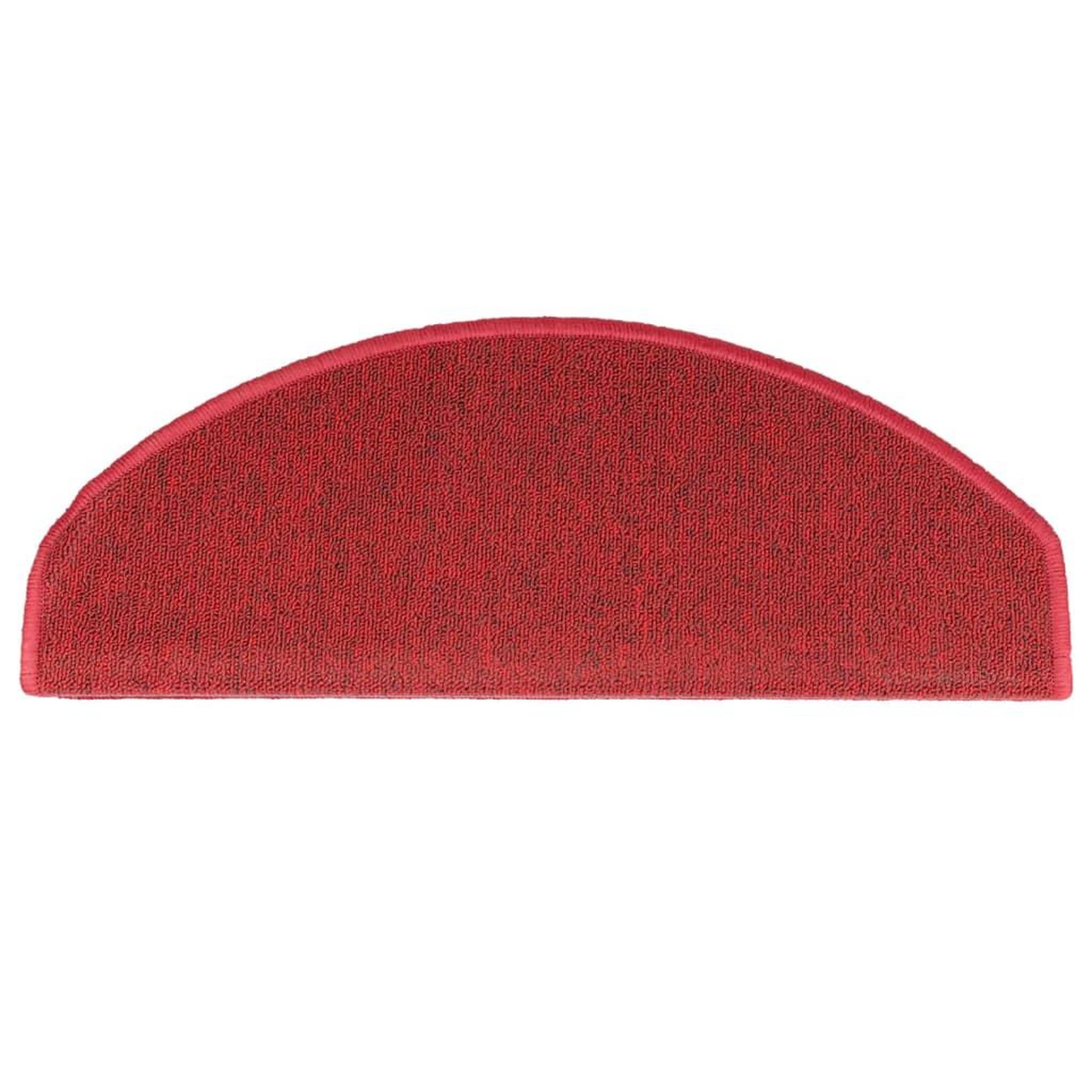 Voir la diapositive 4 : VIDAXL Tapis d'escalier 10 pcs 65x24x4 cm Rouge bordeaux