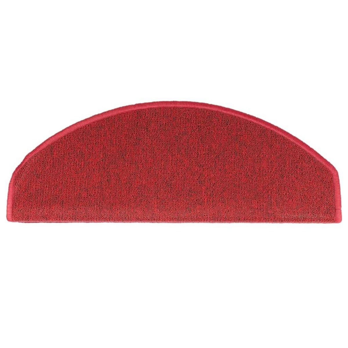 VIDAXL Tapis d'escalier 10 pcs 65x24x4 cm Rouge bordeaux