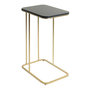 Voir la diapositive 1 : Paris Prix Table d'Appoint Design  Alba  67cm Noir & Or