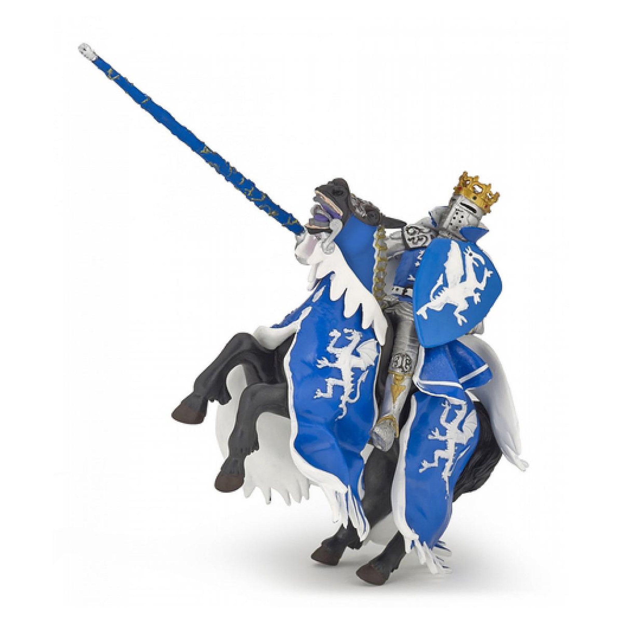 Voir la diapositive 2 : Papo 39387 Le Roi au dragon bleu