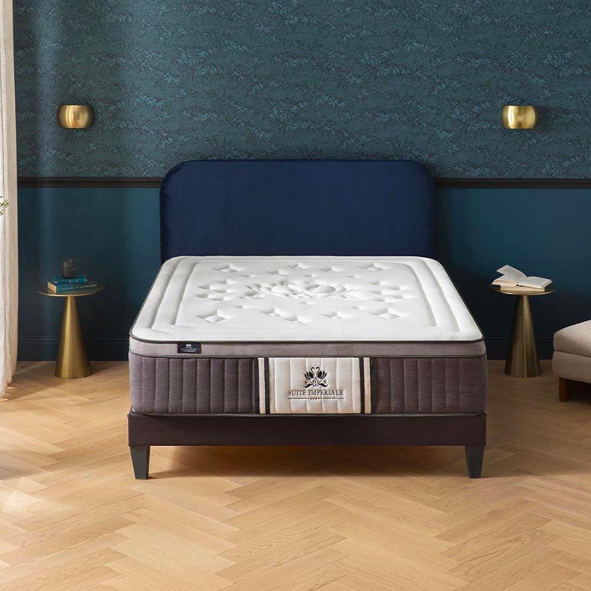 Voir la diapositive 2 : SUITE ETOILEE Suite etoilee | ensemble suite imperiale | matelas ressorts ensachés + sommier bois