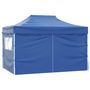 Voir la diapositive 4 : VIDAXL Tente pliable avec 4 parois laterales 3 x 4,5 m Bleu