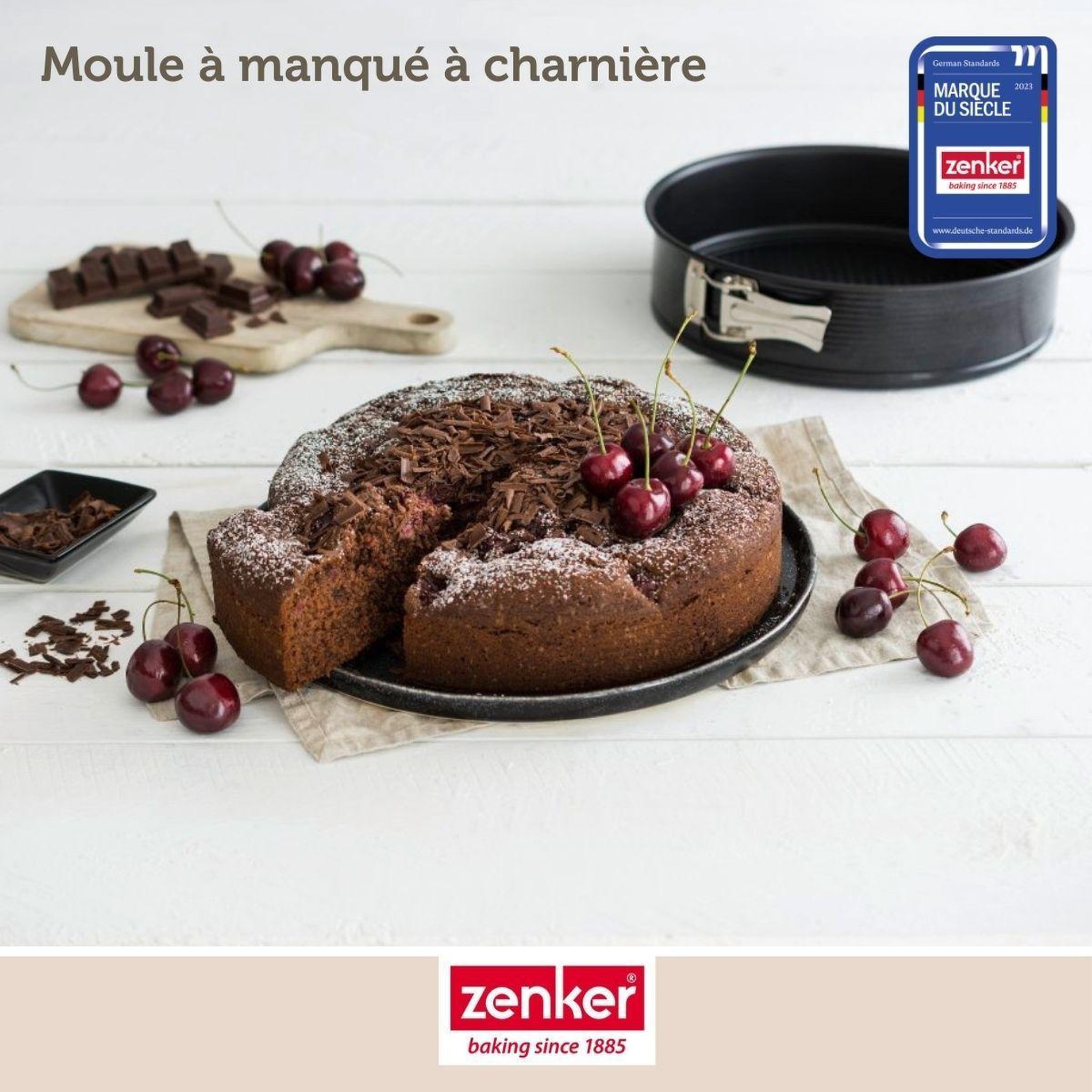 Voir la diapositive 2 : ZENKER Set de 4 ustensiles de pâtisserie moule à gâteaux 2 bols et spatule black metallic black mettallic zenker  black mettallic