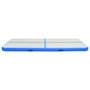 Voir la diapositive 3 : VIDAXL Tapis gonflable de gymnastique avec pompe 500x100x15cm PVC Bleu