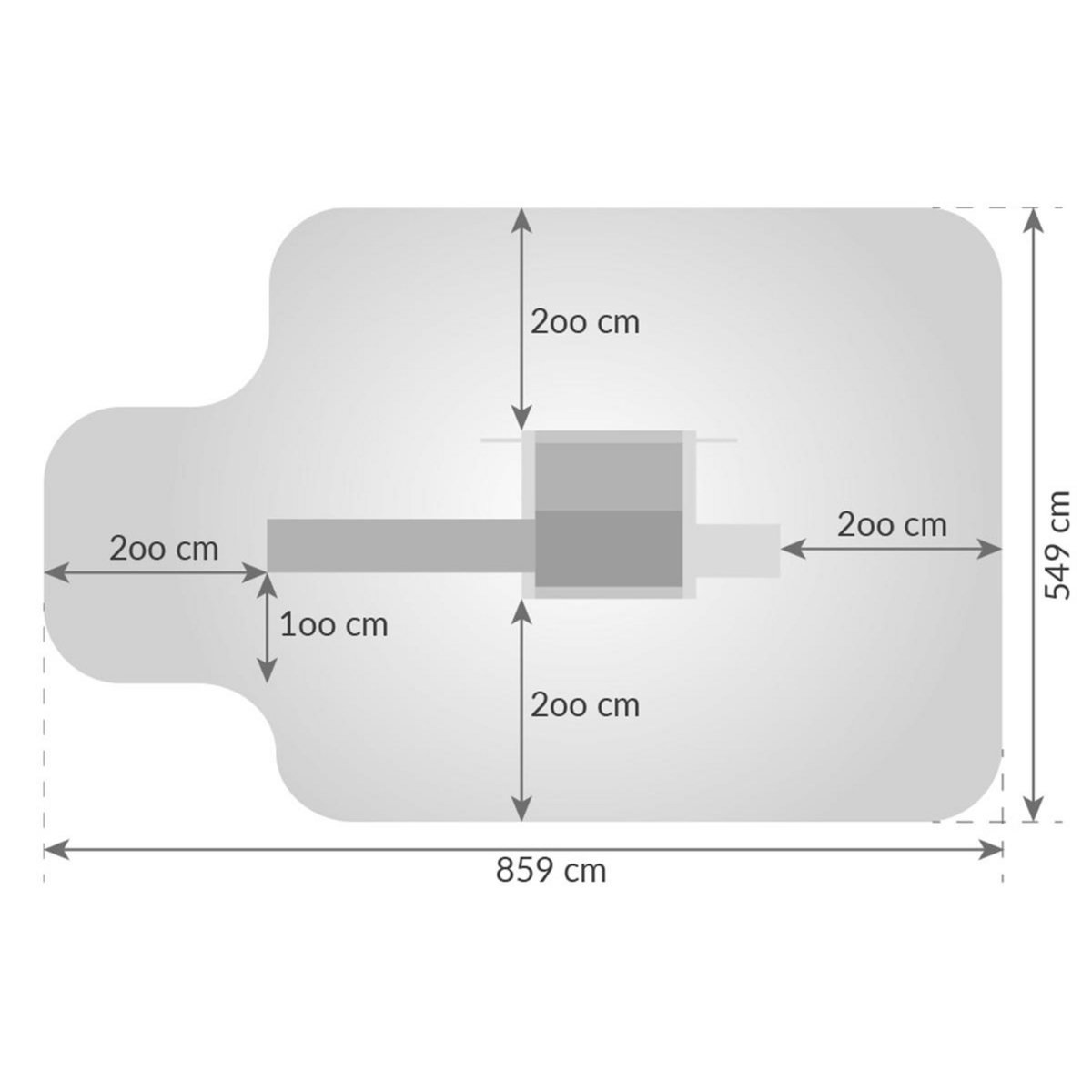 Fungoo Aire de jeux Paradise - Toboggan jaune - Fungoo
