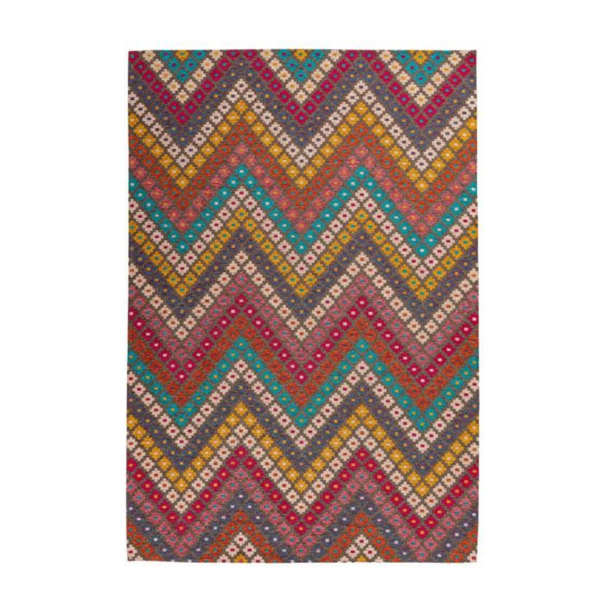 Paris Prix Tapis Tissé Imprimé  Primavera  Multicolore