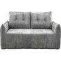 Voir la diapositive 1 : Habitat et Jardin Canapé droit en tissu texturé  Silvano  - 3 places - Gris