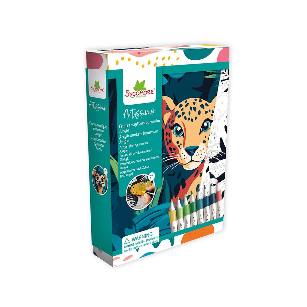 Au Sycomore Artissimo - PM Feutres par numéro - Jungle