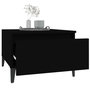 Voir la diapositive 5 : VIDAXL Table d'appoint Noir 50x46x35 cm Bois d'ingenierie