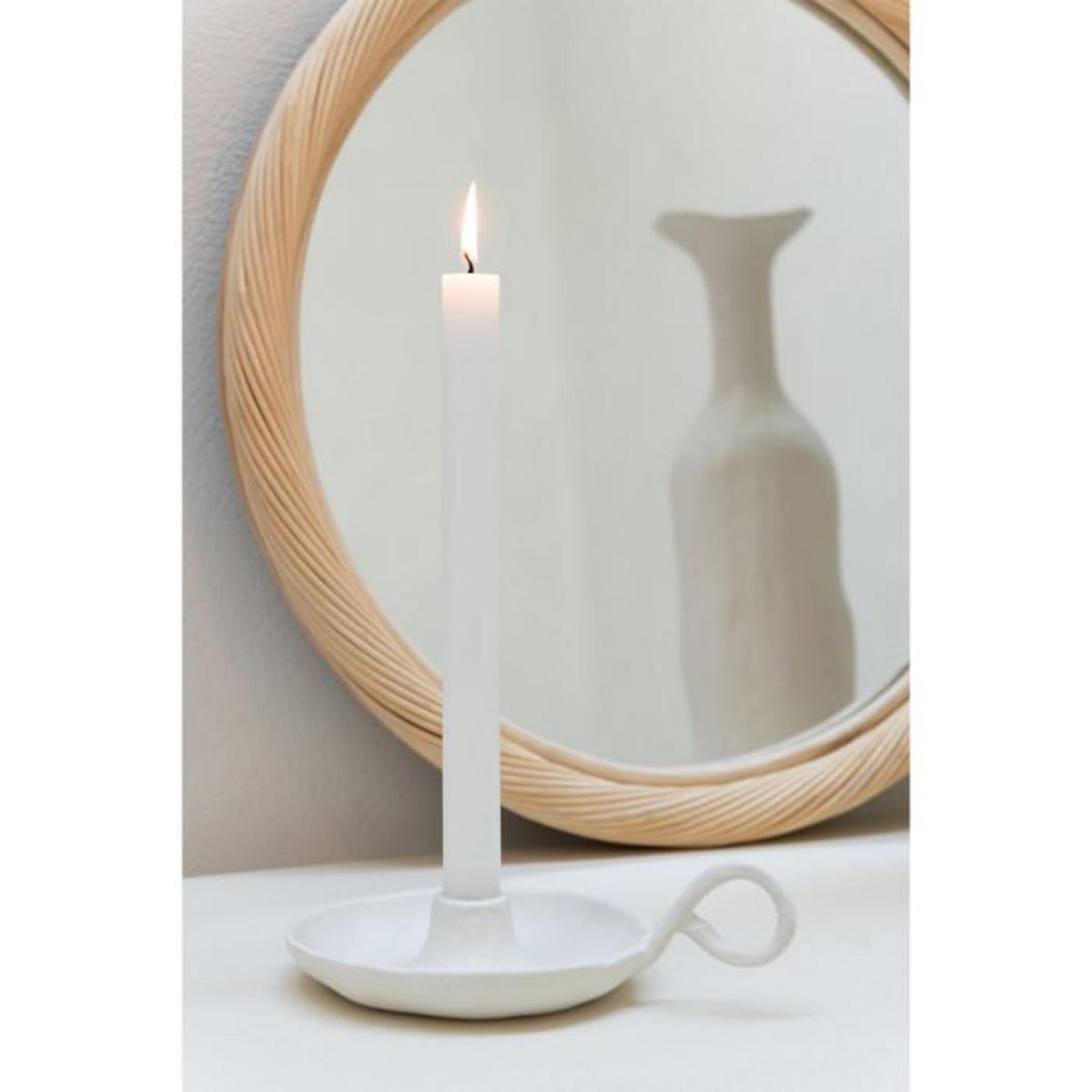 Paris Prix Miroir Mural en Rotin  Dwayne  66cm Naturel