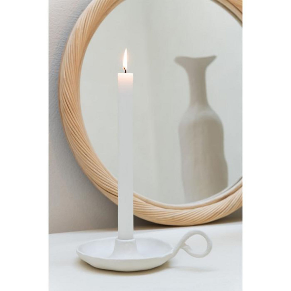 Paris Prix Miroir Mural en Rotin  Dwayne  66cm Naturel