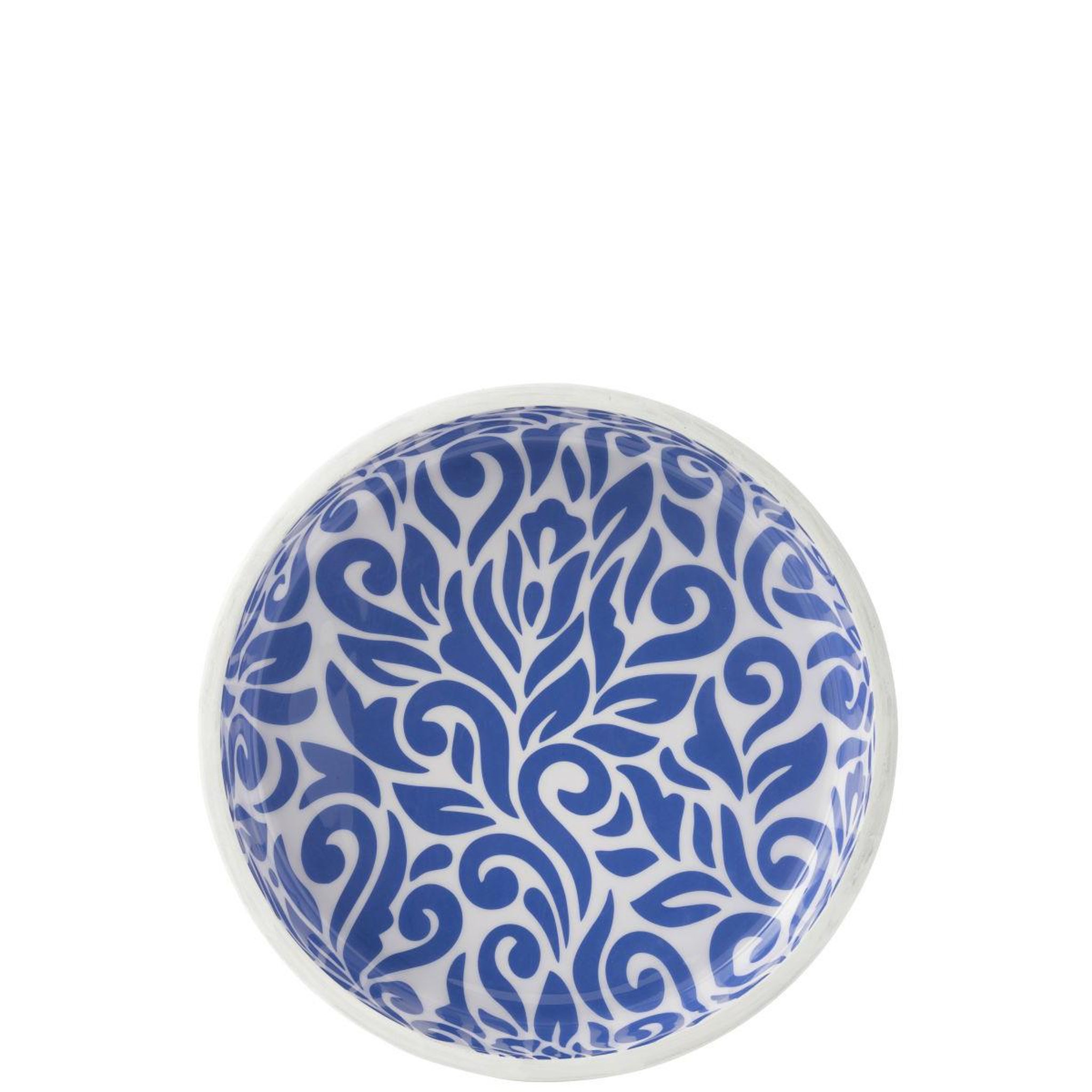Voir la diapositive 3 : J-LINE Saladier en bois  tod  6,7l bleu & blanc