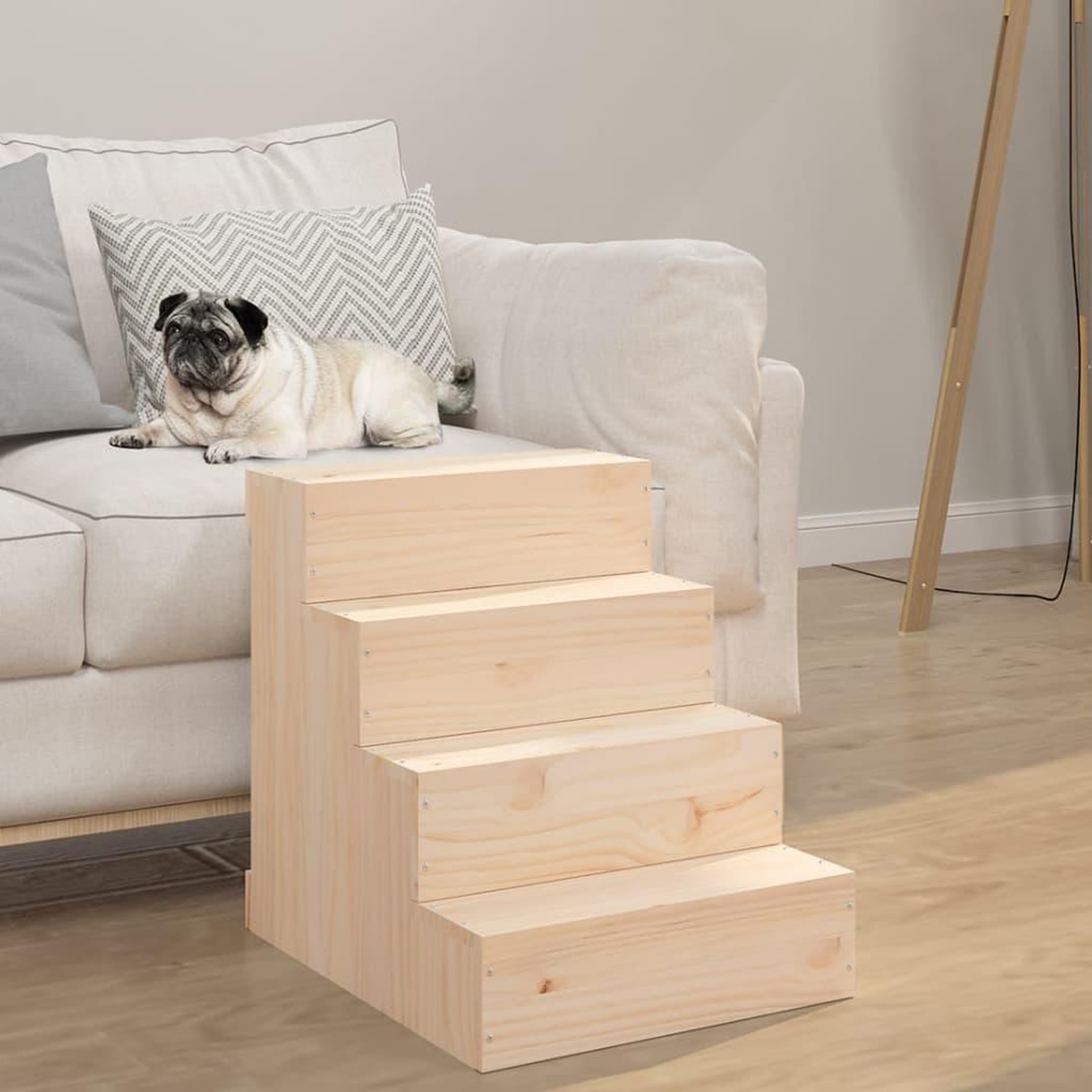 VIDAXL Escalier pour animaux de compagnie 40x49x47 cm Bois de pin