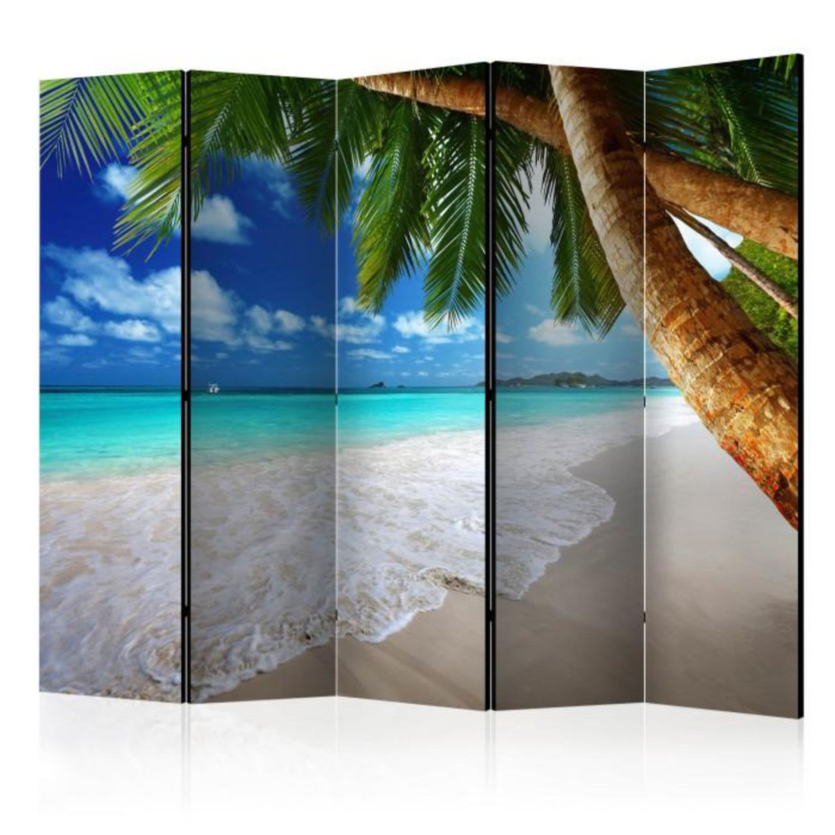 Paris Prix Paravent 5 Volets  Tropical Island  172x225cm