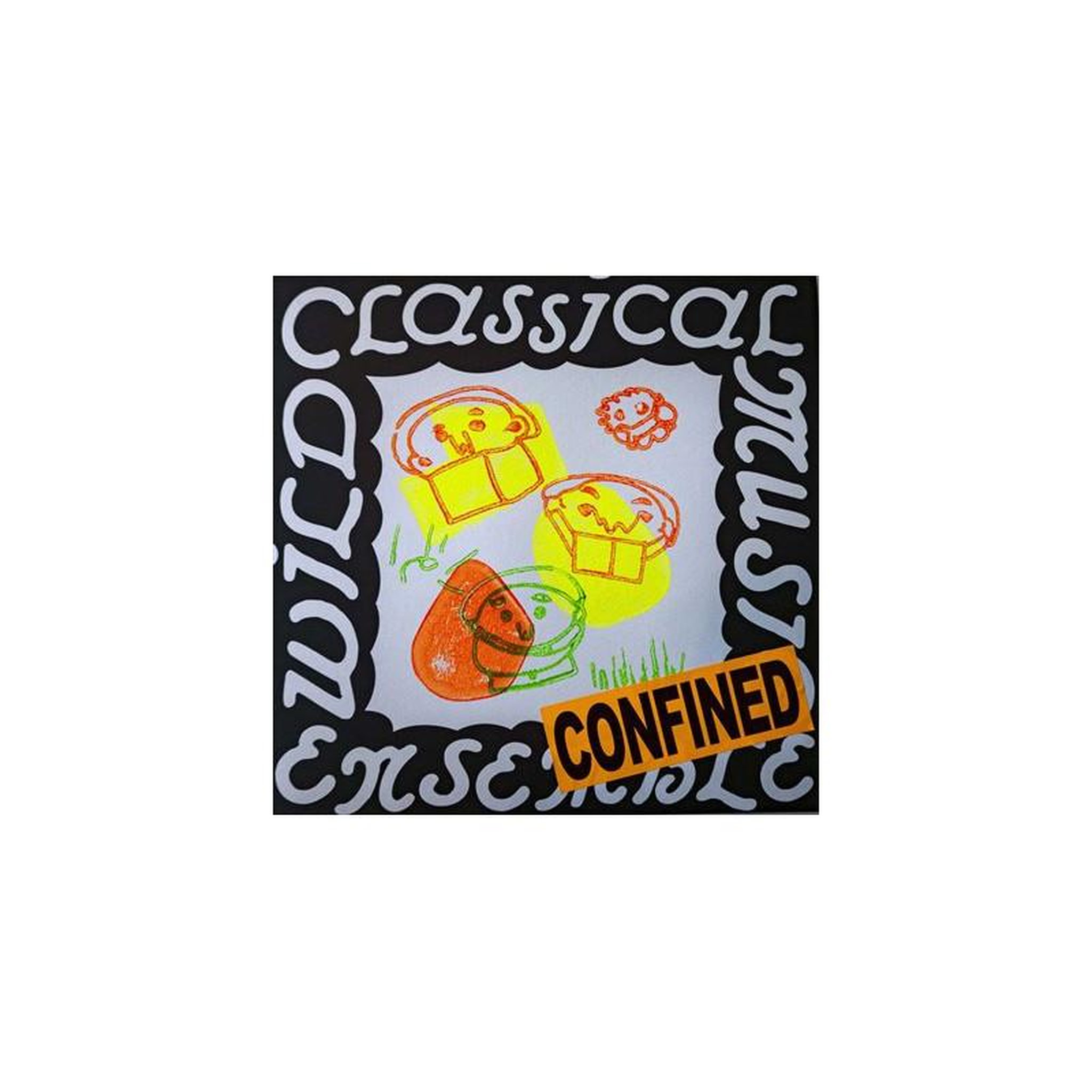 Vinyle 33t confined - wild classical music ensemble, rock indépendant, 1 disque 8 titres