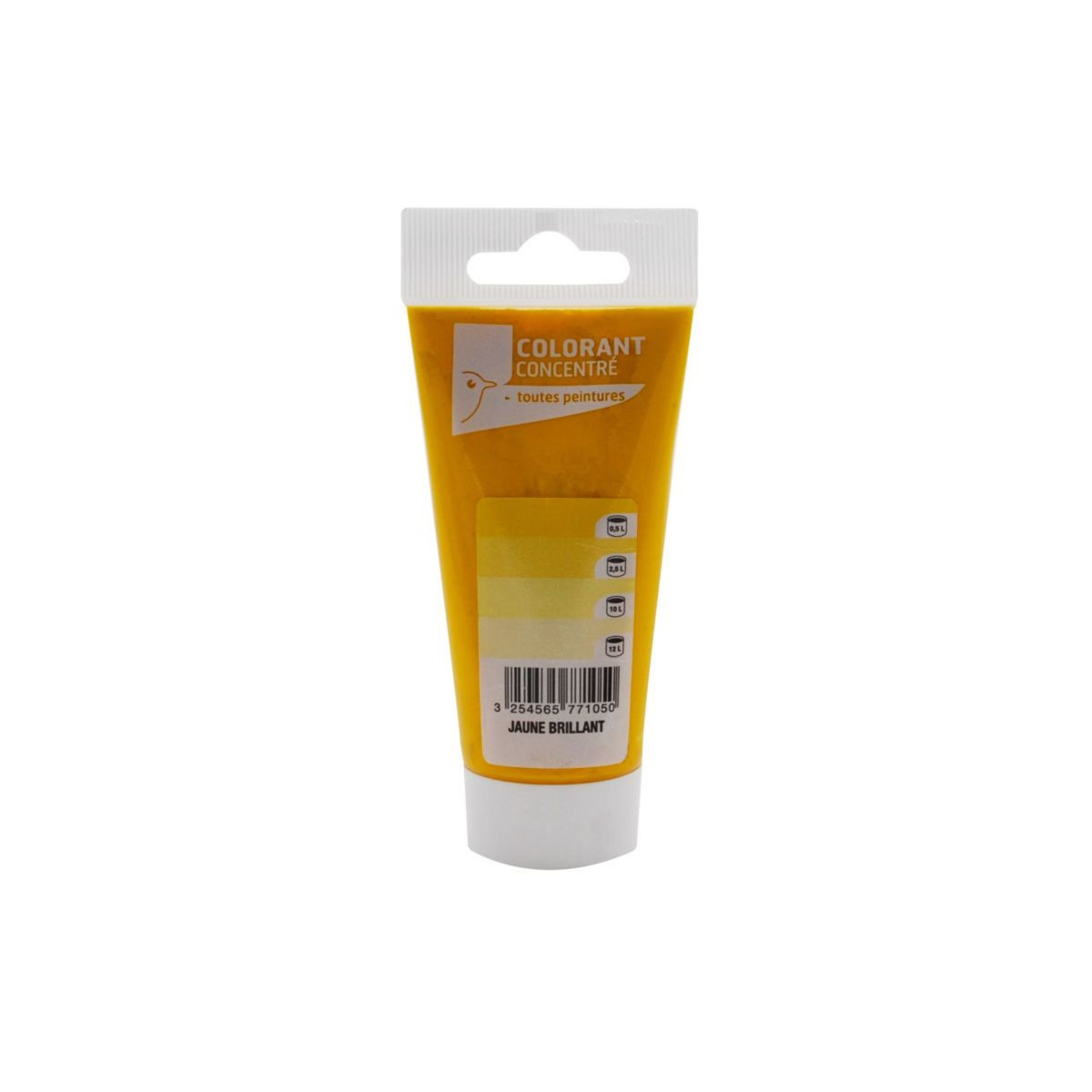 AUCHAN Colorant pour peinture intérieure Jaune brillant