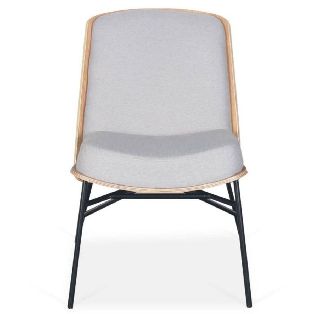 Paris Prix Fauteuil Design  Vincente  80cm Gris Clair