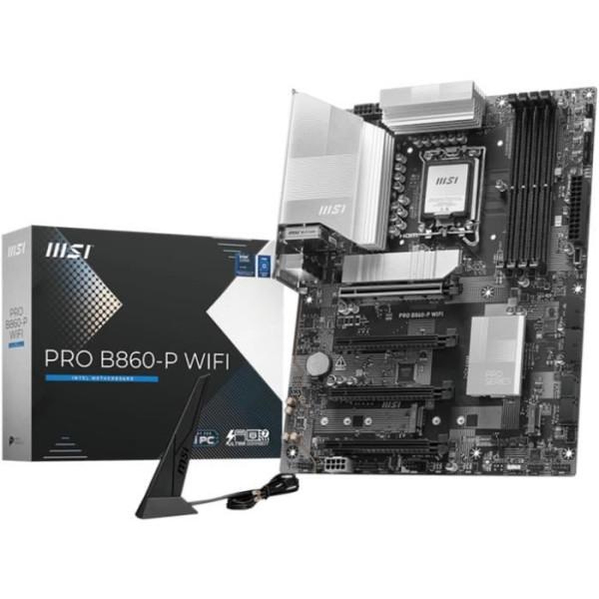 MSI Carte mere - MSI - PRO B860-P WIFI - LGA 1851 - DDR5-SDRAM - Wi-Fi 7 - ATX