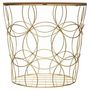Voir la diapositive 5 : Paris Prix Lot de 3 Tables d'Appoint Design  Kumi  45cm Or