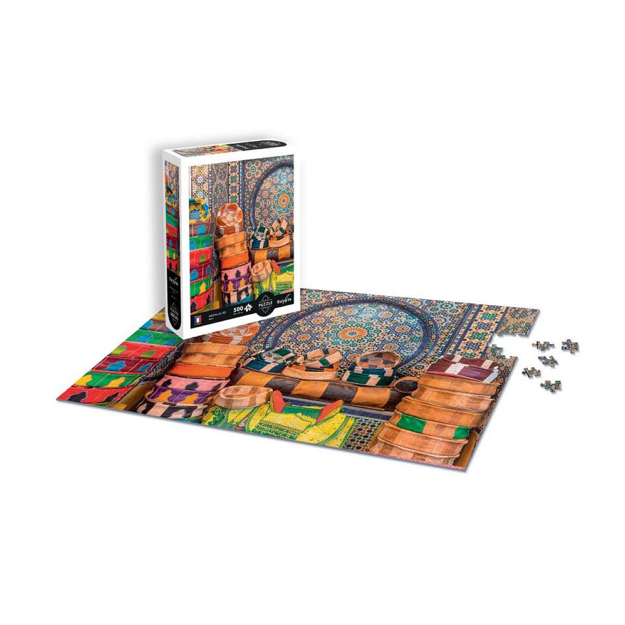 Voir la diapositive 2 : Sentosphere Puzzle 500 pièces xl - médina de fès - maroc