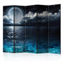 Voir la diapositive 1 : Paris Prix Paravent 5 Volets  Blue Lagoon  172x225cm