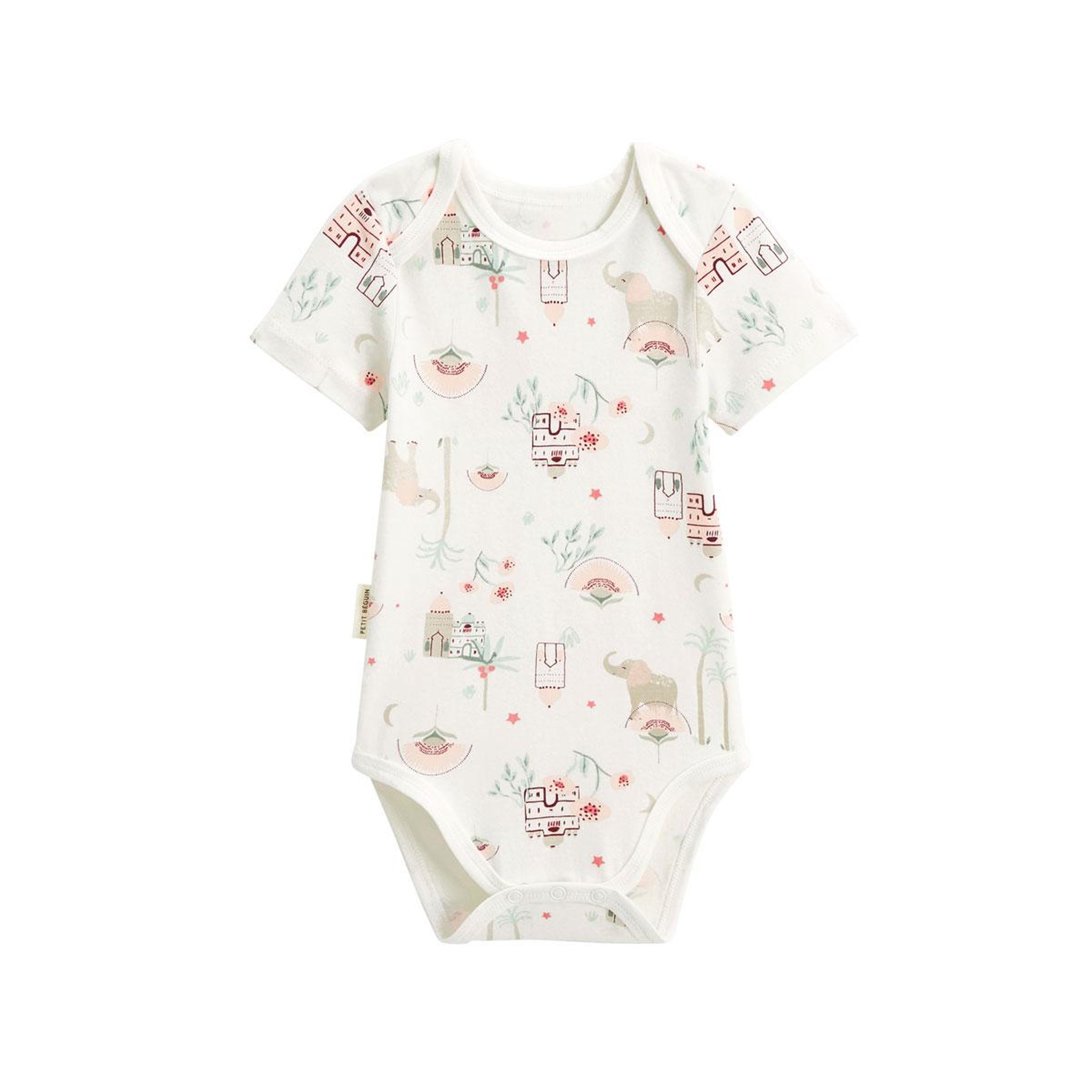 Voir la diapositive 3 : PETIT BEGUIN Lot de 2 bodies bébé manches courtes arya