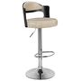 Voir la diapositive 2 : Paris Prix Lot de 2 Tabourets de Bar  Omina  90-110cm Crème