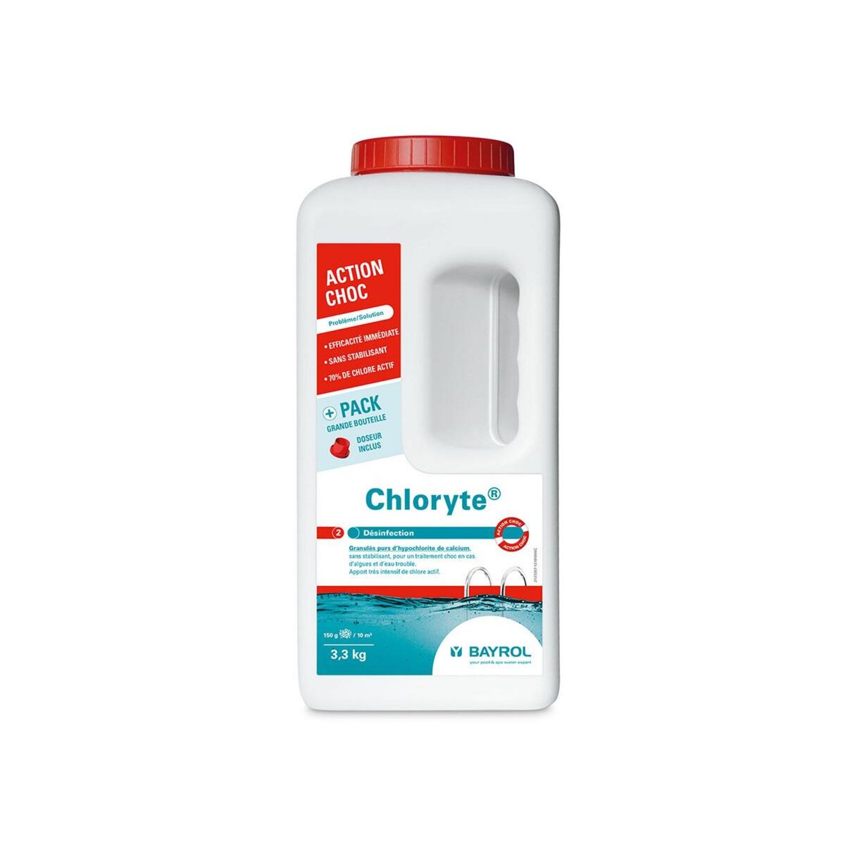 Bayrol Chlore choc sans stabilisant Chloryte 3,30 kg - Bayrol