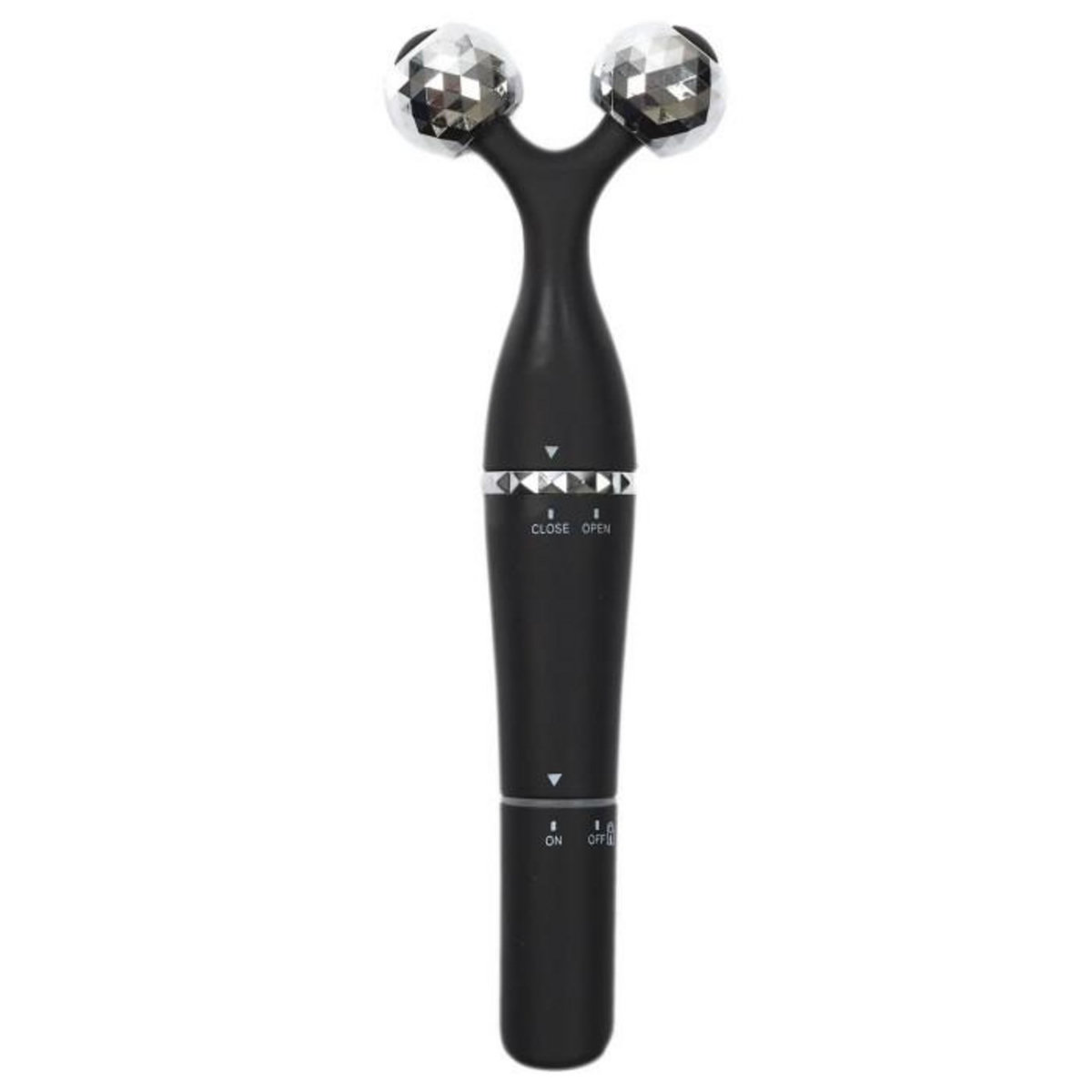 Paris Prix Mini Masseur pour Visage  3 en 1  12cm Noir