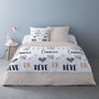 Voir la diapositive 1 : Dourev Housse de couette 240x220 Un rêve + 2 taies coton 52 fils