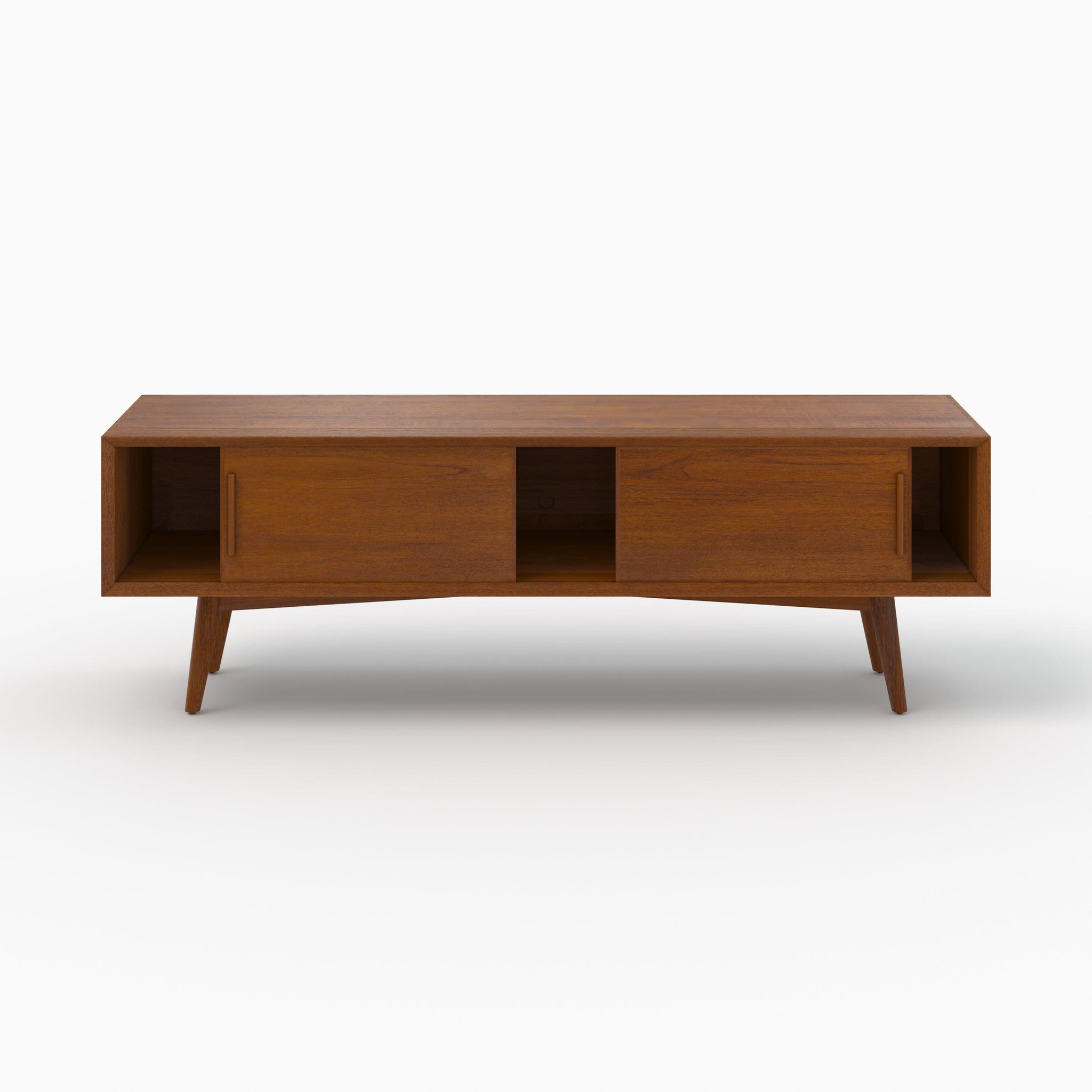 Voir la diapositive 5 : MAISON PAVANE Meuble tv en bois de teck 150 cm-waya