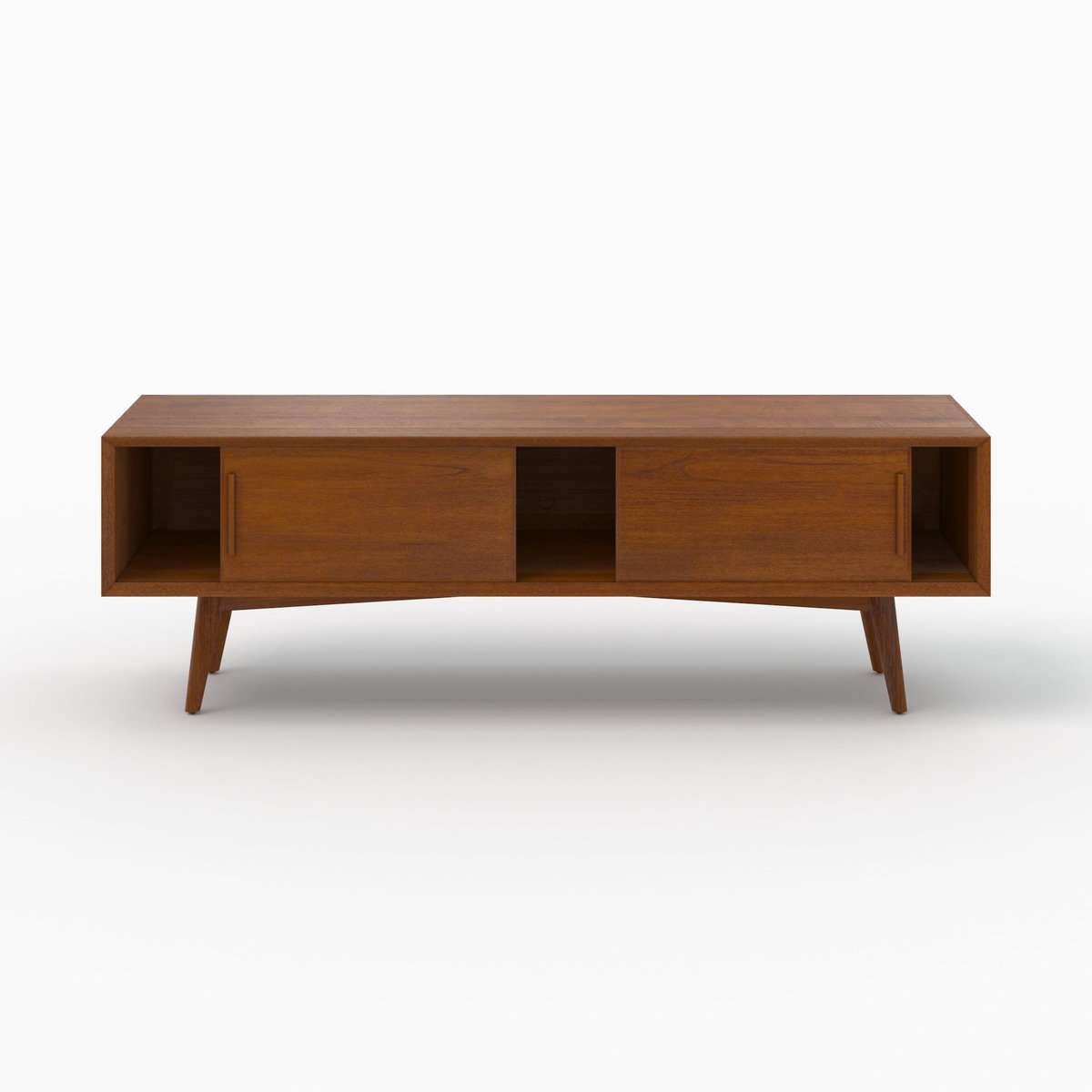 Rendez vous déco Meuble TV en bois de teck massif 150 cm-Waya