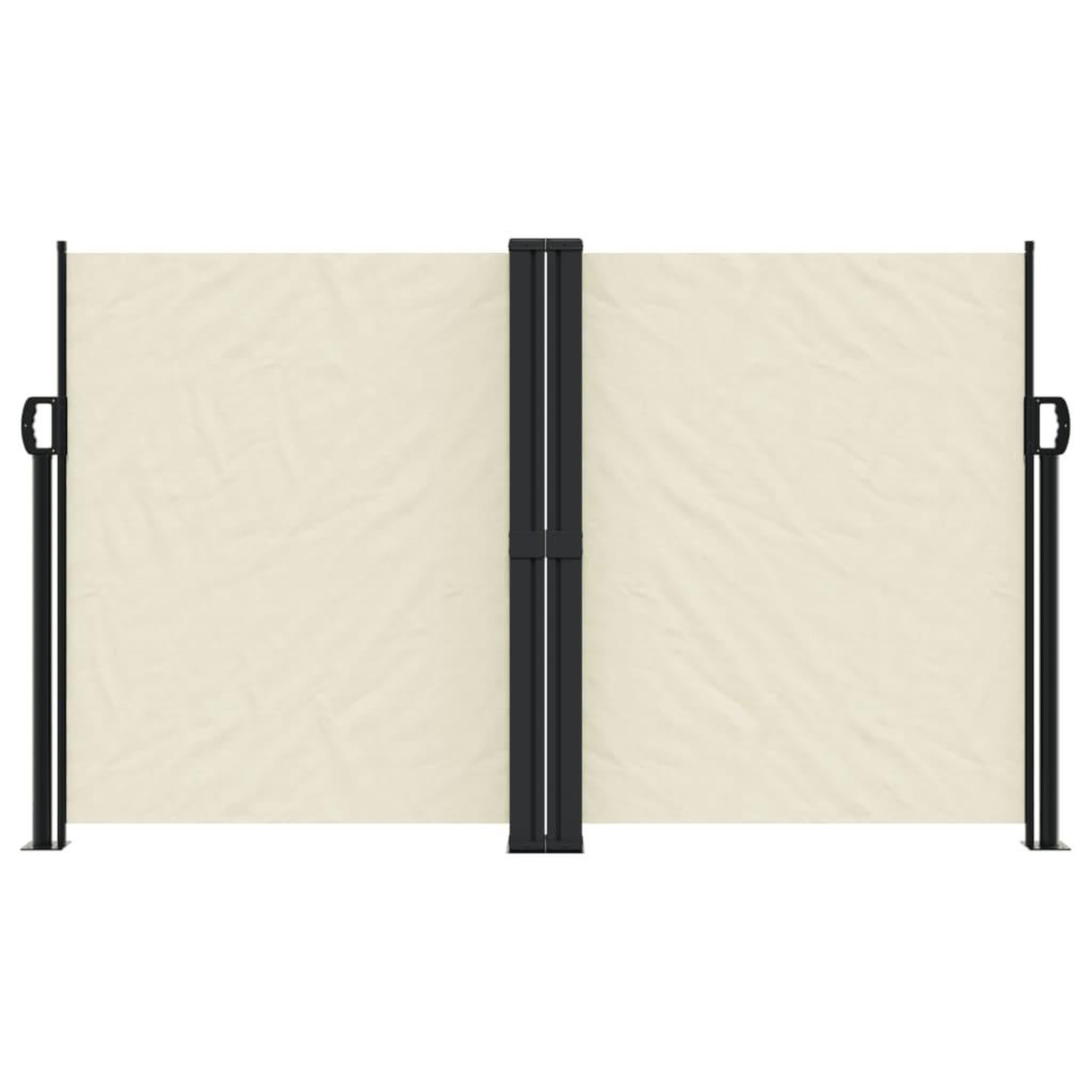 Voir la diapositive 3 : VIDAXL Auvent lateral retractable creme 140x1200 cm
