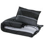 Voir la diapositive 3 : VIDAXL Ensemble de housse de couette noir et blanc 140x200 cm Coton