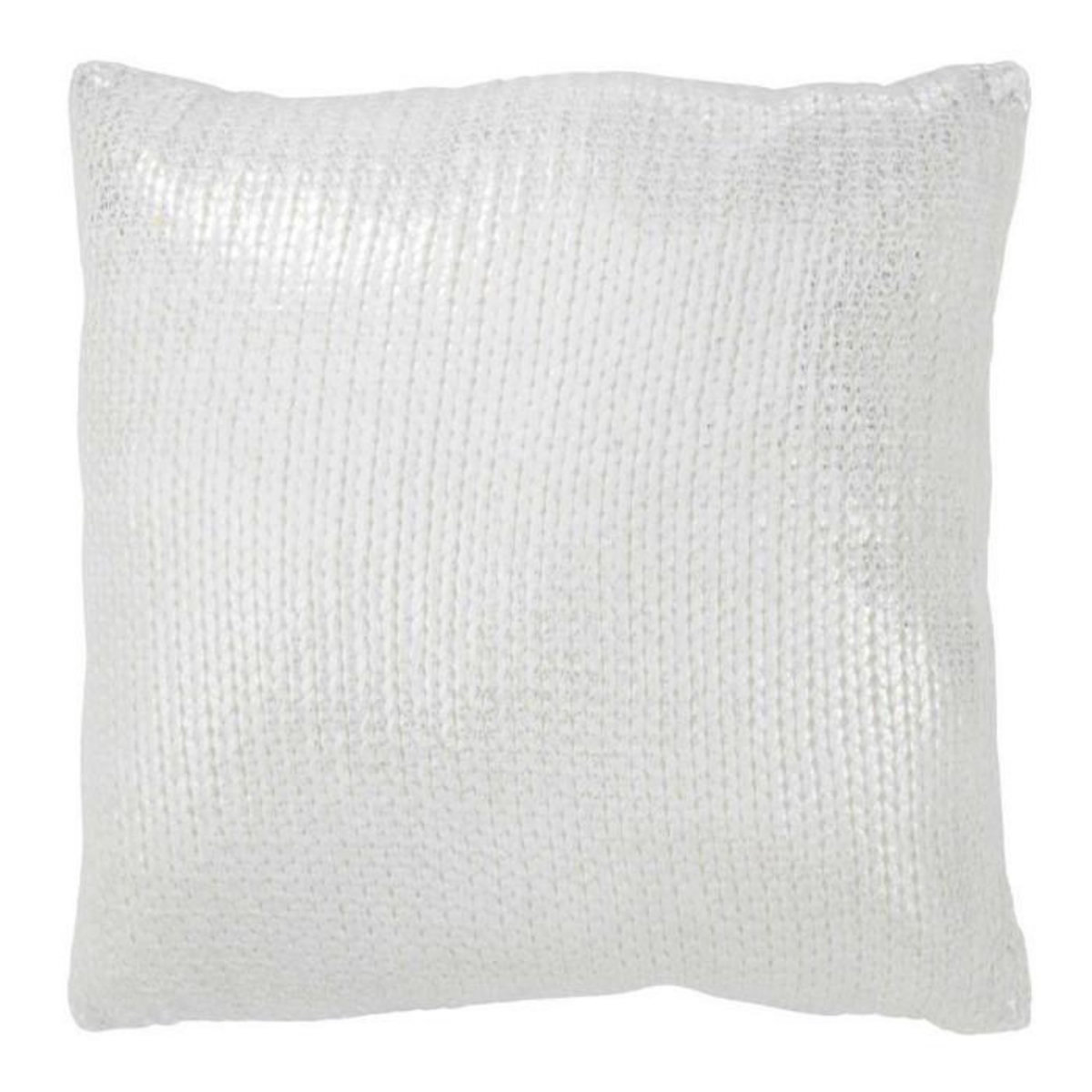 Paris Prix Coussin Déco  Métallic  45x45cm Argent