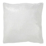 Paris Prix Coussin Déco  Métallic  45x45cm Argent