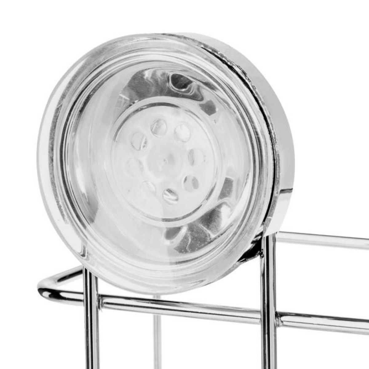 FIVE Panier en Métal  Ventouse  19cm Argent