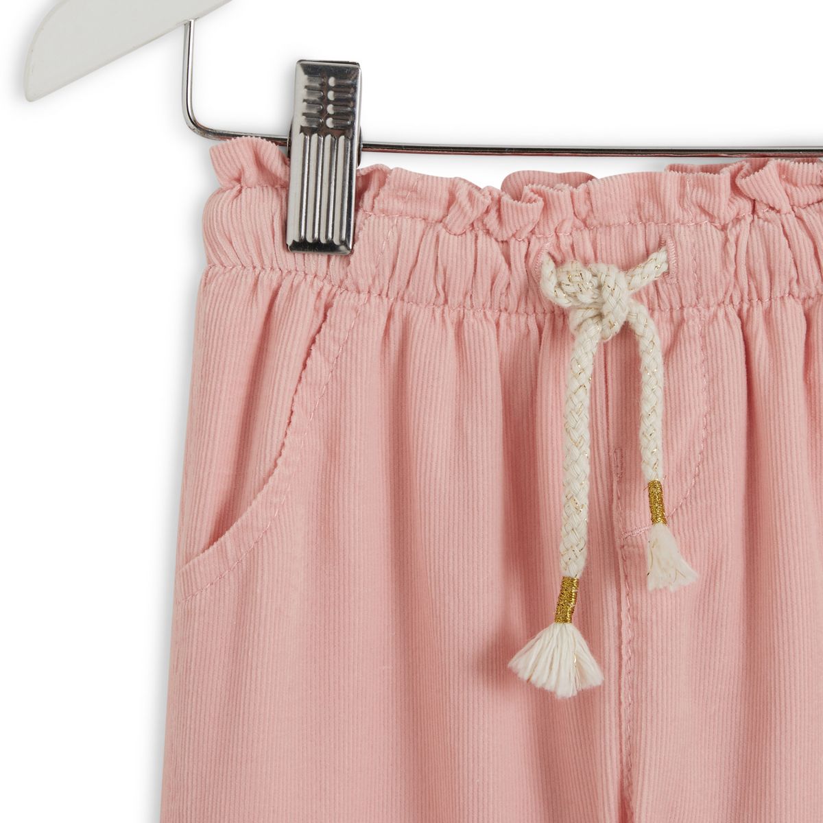 IN EXTENSO Pantalon en velours bébé fille