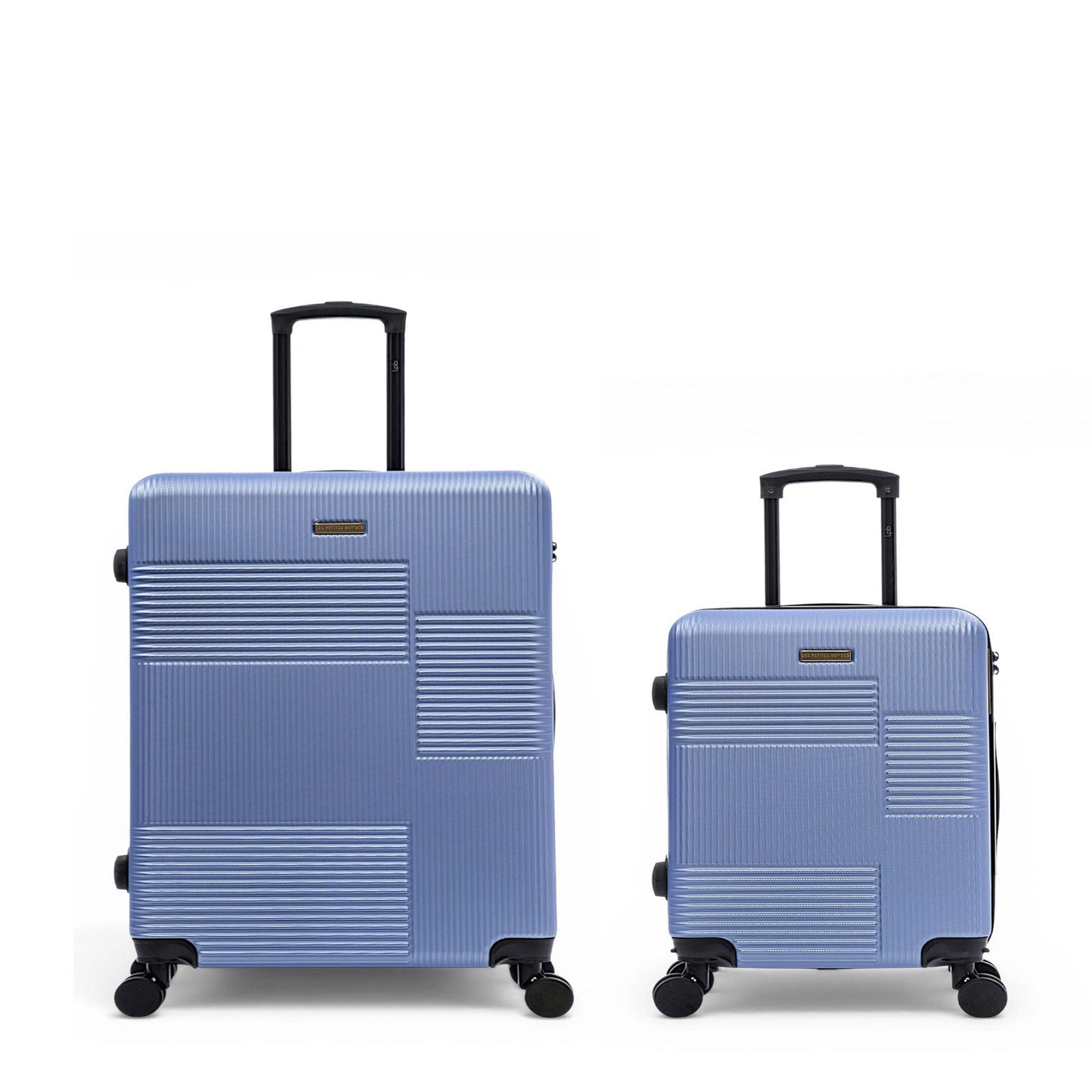 LES P'TITES BOMBES LPB Lot de 2 Valises Rigides Grand Format et Cabine LIVIA