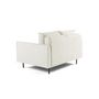 Voir la diapositive 6 : LISA DESIGN Charlie - canapé droit 2 places - en tissu velours relief