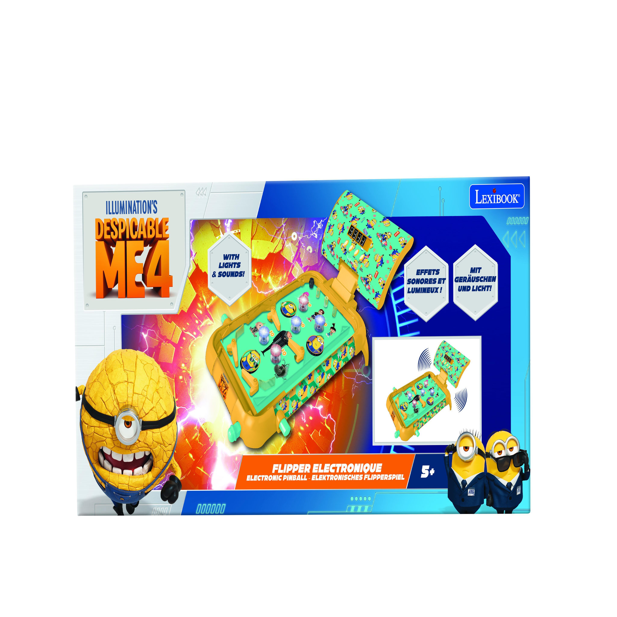 Voir la diapositive 3 : Lexibook Flipper électronique de table Les Minions