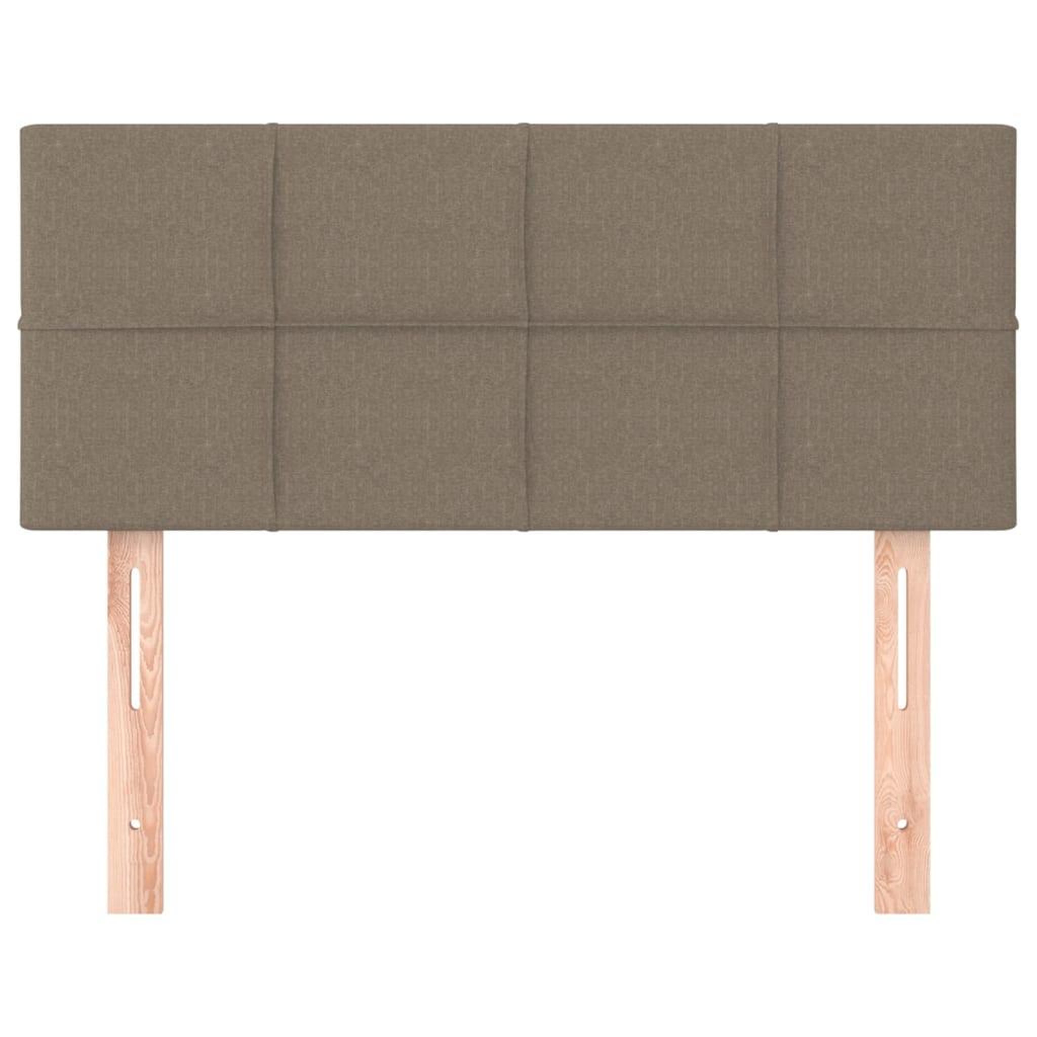 Voir la diapositive 3 : VIDAXL Tete de lit Taupe 80x5x78/88 cm Tissu